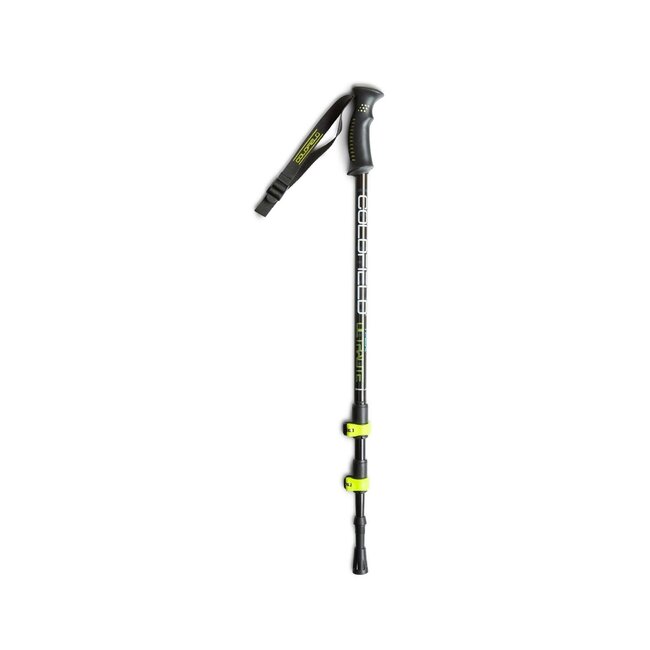 Coldfield 3 Sections Speed Lock Walking Stick Black