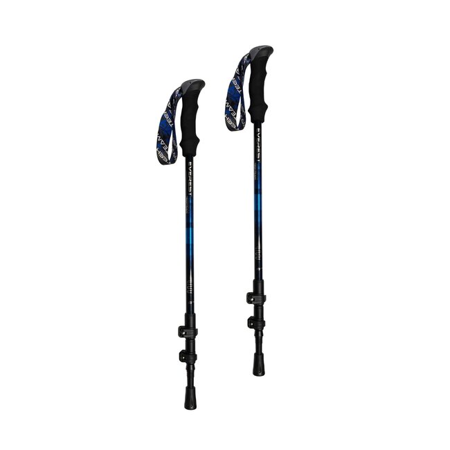 Coldfield Speed Lock 3 Sections Walking Stick Blue 2/Qty