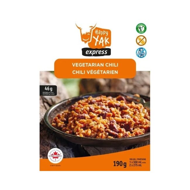Happy Yak Vegetarian Chili 190G