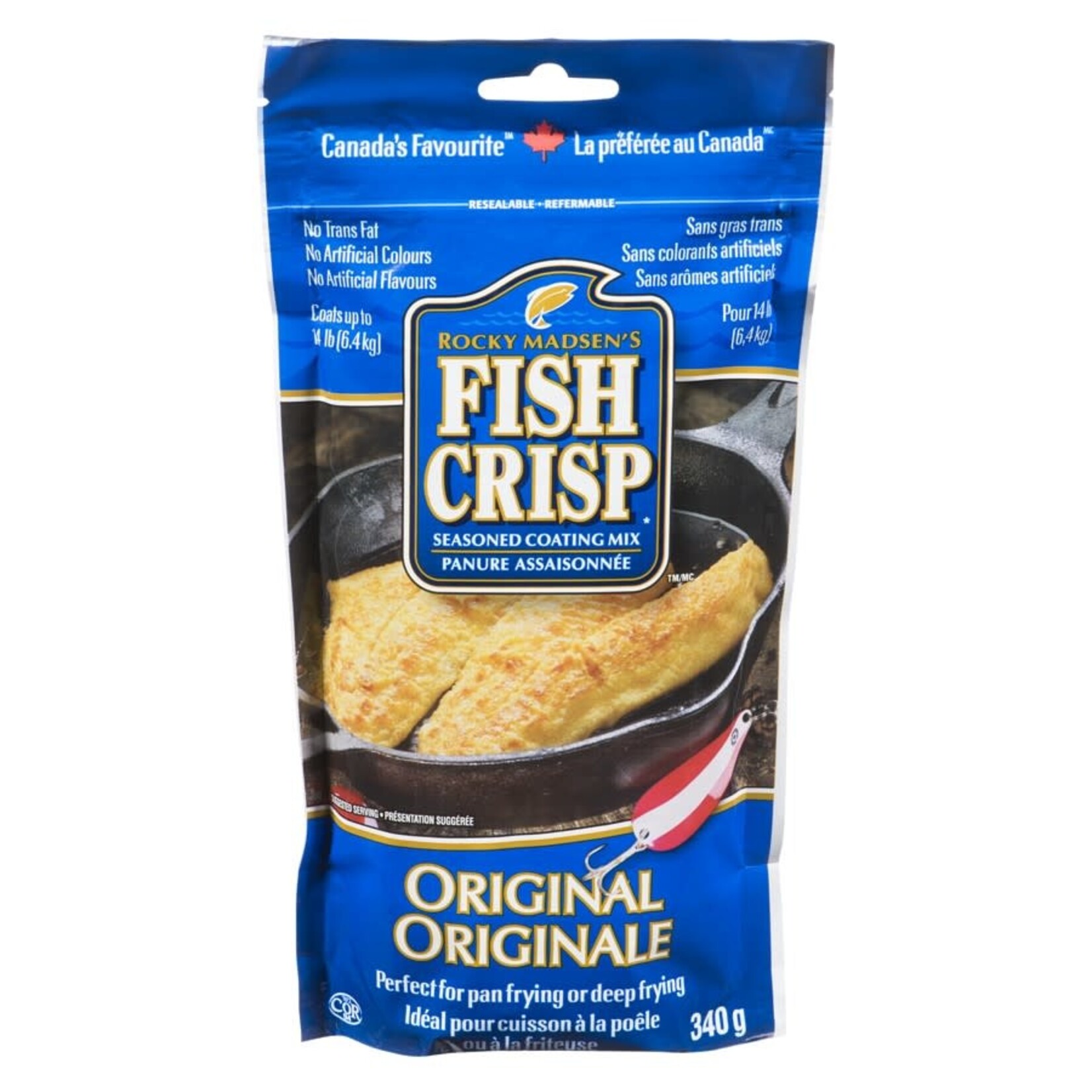 FISH CRISP Panure Assaisonnée Fish Crisp Originale 340G