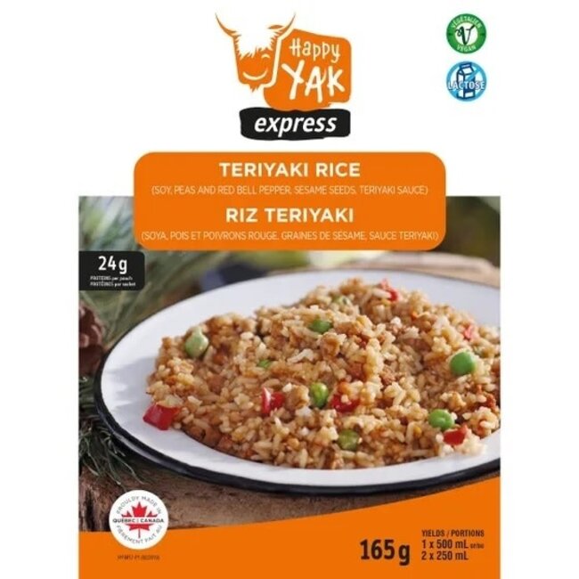 Happy Yak Teriyaki Rice 165G