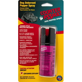 COUNTER ASSAULT Répulsif Pour Chien Counter Assault 40G Rose