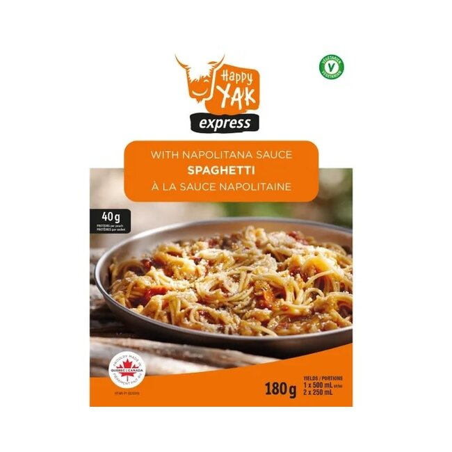 Happy Yak Spaghetti With Neapolitan Sauce 180G