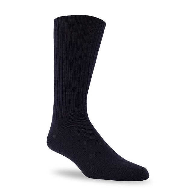 J.B. Field'S Casual "Wool Weekender" 96% Merino Wool Sock Black