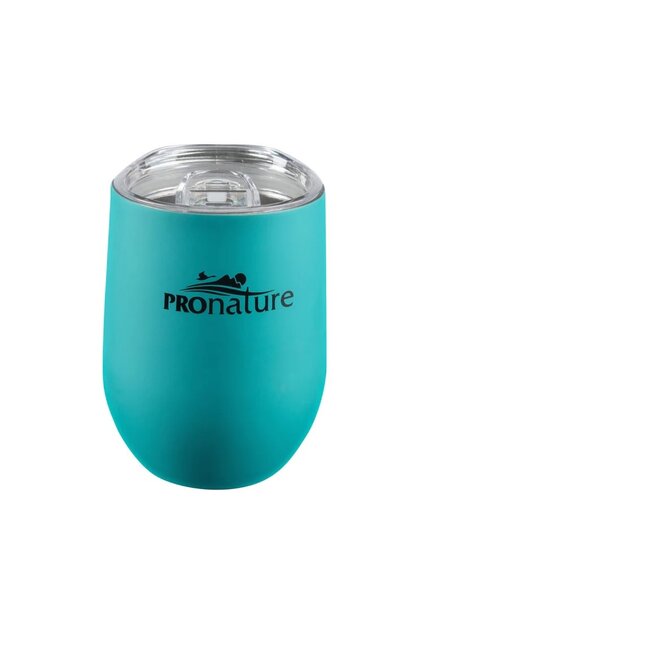 Pronature Insulated Wine Glass Turquoise 355Ml