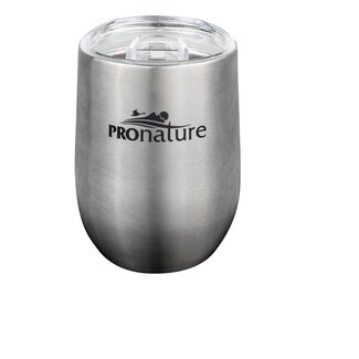 PRONATURE Insulated Wine Glass Pronature Silver 355Ml