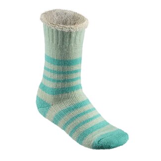 ALPER Alper Corine Alpaca Thermal Striped Socks Green