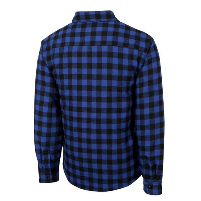 Chemise Jackfield En Flanelle Doublée De Sherpa Noir/Bleu