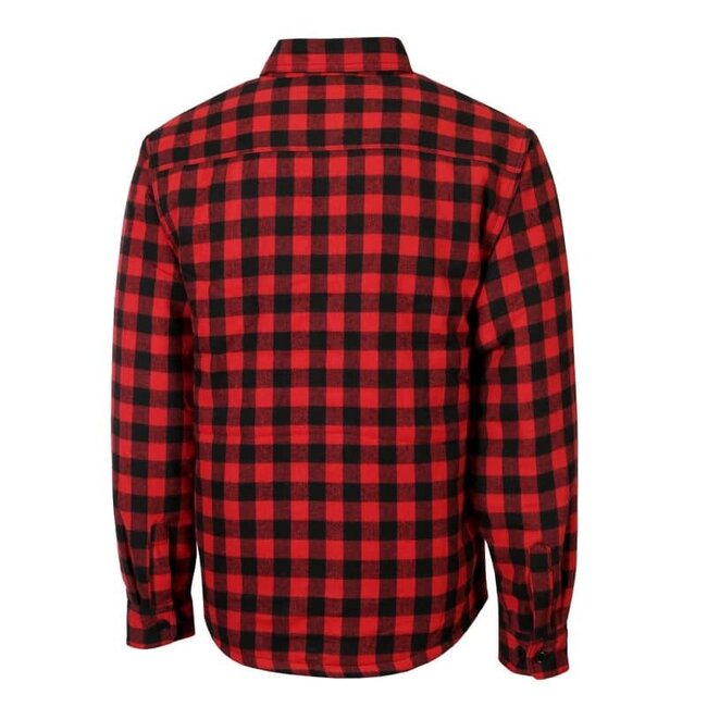 Chemise Jackfield En Flanelle Doublée Sherpa Noir/Rouge