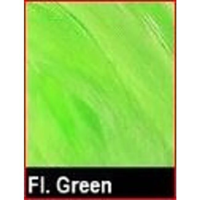 Plume Hackle Shor Fishing Fluorescent Green 6 À 8'' 3Gr