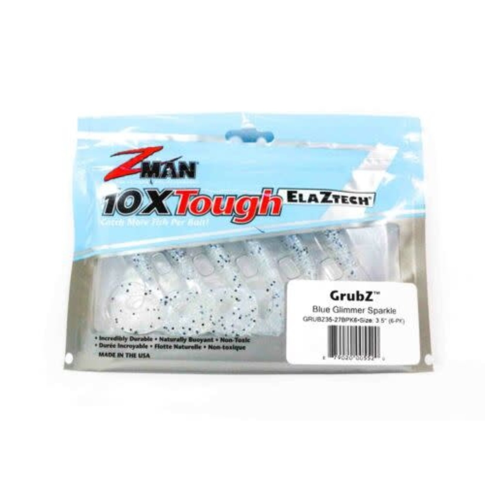 Z-MAN Jigs Z-Man Grubz 3-1/2'' 6/Pqt