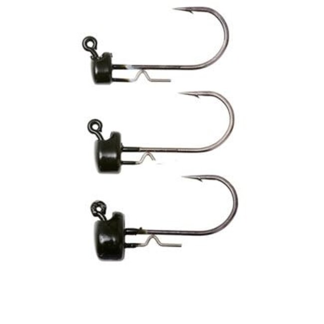 Tête De Jig Savage Gear Ned Rig Green Pumpkin #1 4/Pqt