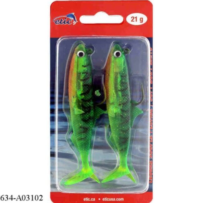 Etic Soft Body Bait Jigs 10Cm 2/Pkg