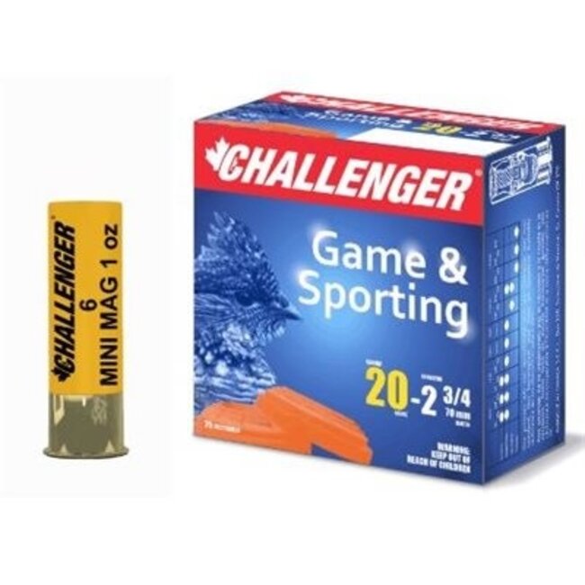 Munitions Challenger Mini Mag Cal. 20 2-3/4 #6 1Oz