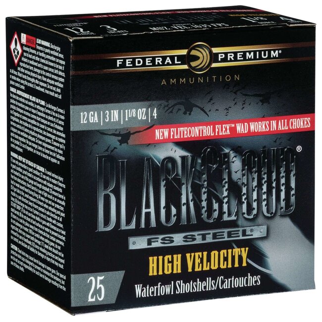 Federal Blackcloud Fs Ammunition Cal.12 3'' #4 1-1/8Oz