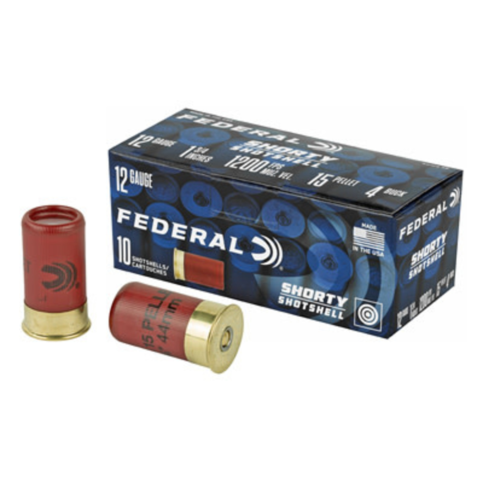 FEDERAL Munitions Federal Shorty Shotshell Cal.12 1-3/4" #4Buck