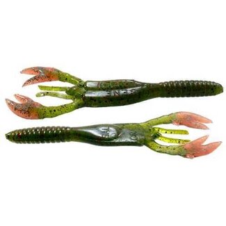 GENE LAREW Jigs Gene Larew Saltcraw 4'' Melon Pepper Neon/Orange 10/Pqt