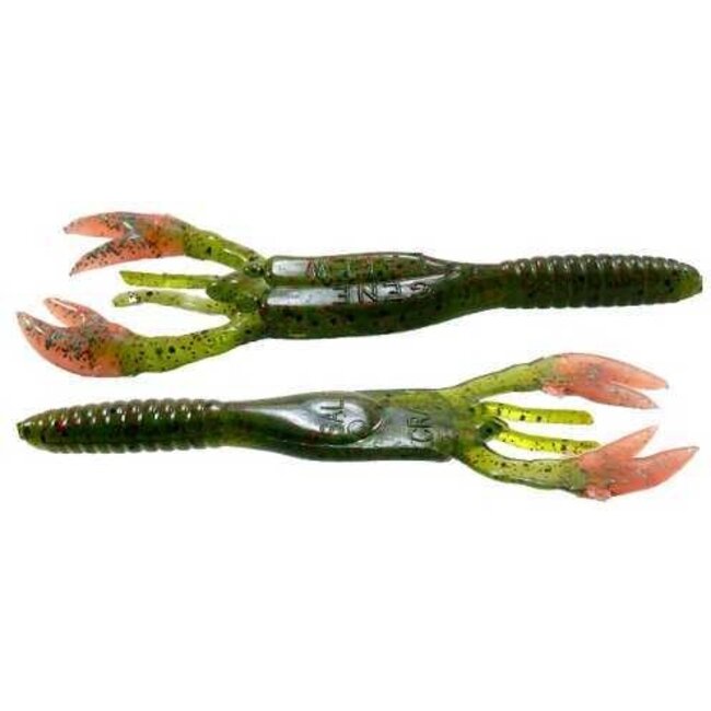 Gene Larew Saltcraw Jigs 4'' Melon Pepper Neon/Orange 10/Pkg