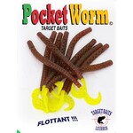 TARGET BAITS Jigs Target Baits Pocket Worm 6'' Queue Chartreuse 10/Pqt