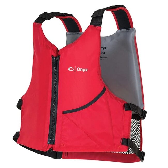 Onyx Universal Paddle Life Jacket Adult Red