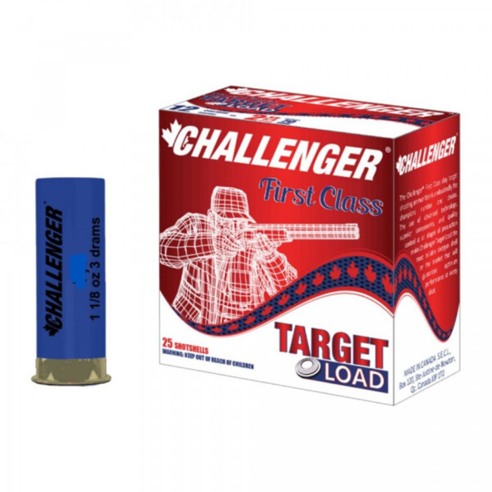 CHALLENGER Munitions Challenger Handicap Cal.12 2-3/4" #8 1 1/8 Oz