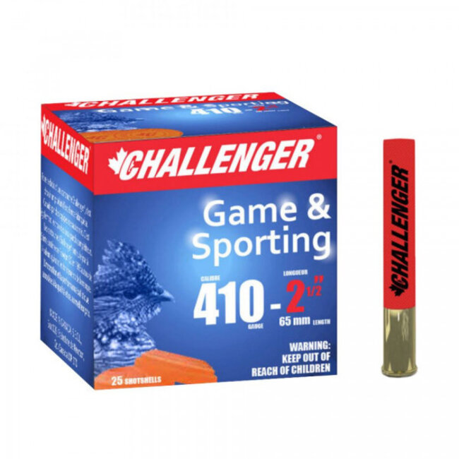 Challenger Ammunition Cal.410 2-1/2 #4 1/2 Oz