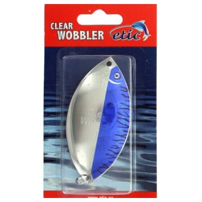 Cuillère Etic Clear Wobbler #1 Nickel