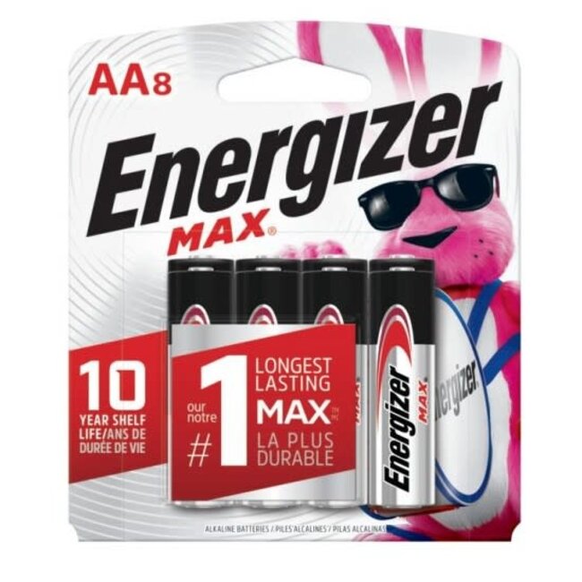 Pile Energizer Max Aa 8/Pqt