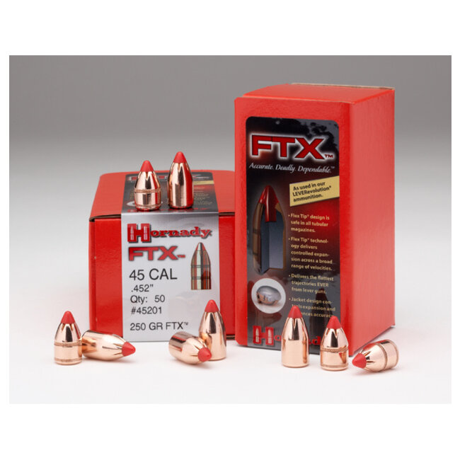 Hornady FTX Bullets Cal.45 250Gr 50/Qty