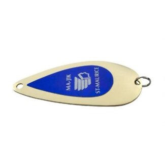 MA-JIK Ma-Jik St-Maurice Spoon Brass/Blue 2-1/4"