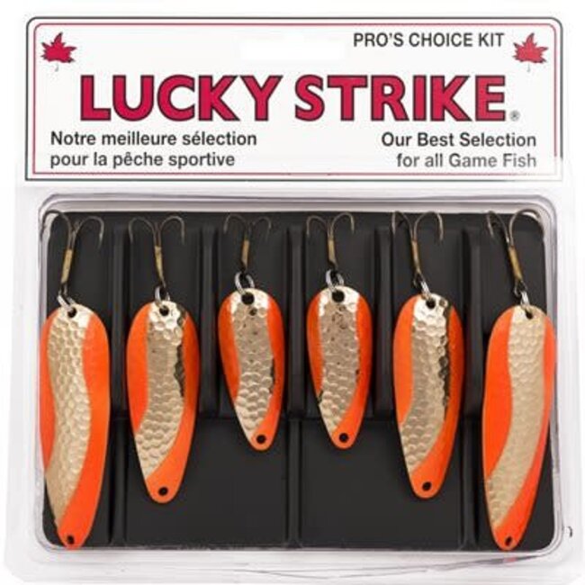 Lucky Strike Toronto Wobbler Spoon 6/Pkg
