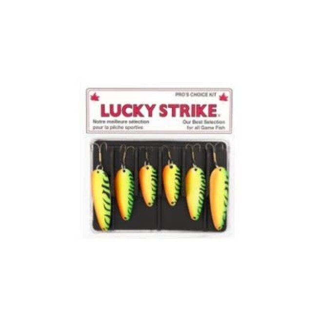 Lucky Strike Toronto Wobbler Spoon 6/Pkg