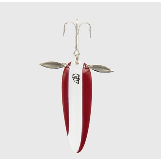 DARDEVLE Dardevle Klicker 3/4Oz Red/White