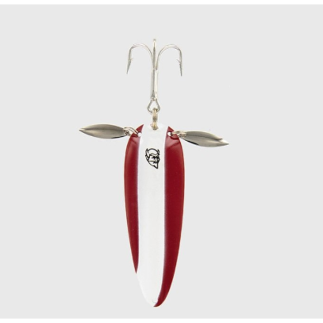 Cuillère Ondulante Dardevle 3/4Oz Red/White