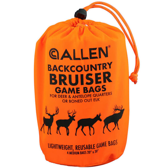 Allen Backcountry Bruiser Reusable Meat Bags 4/Qty