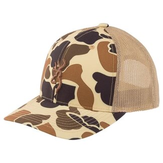 Browning Browning Cupped Up Mesh Cap Vintage Tan