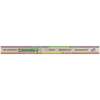 ETIC Etic Adhesive Fish Ruler 30''