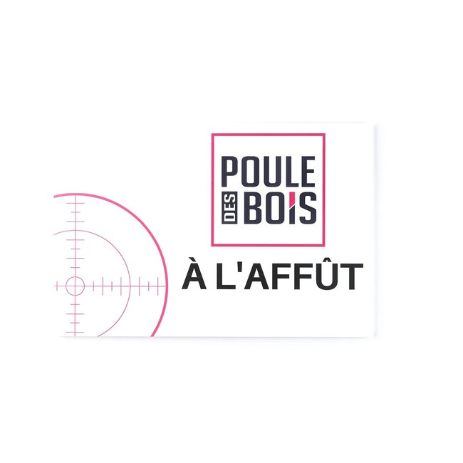 "Poule Des Bois A L'Affut" Poster