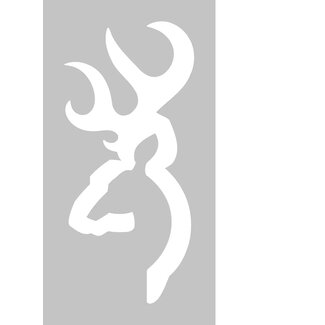 Browning Browning Buckmark Decal 6'' White