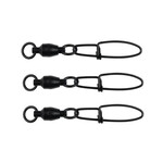 BERKLEY Émérillons Berkley Cross-Lok Snap/Swivel #3 Black 3/Pqt