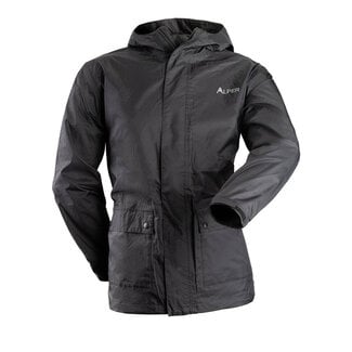 ALPER Manteau Imperméable Alper Laïr Homme Noir