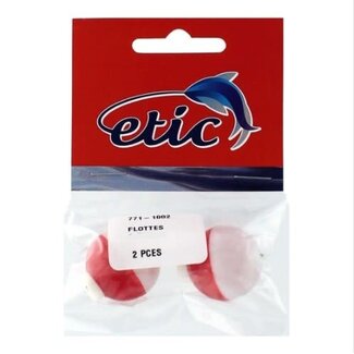 ETIC Etic Bobber Red/White 2/Pkg