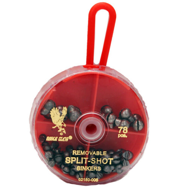 Eagle Claw Split Shot Assorment 78pc