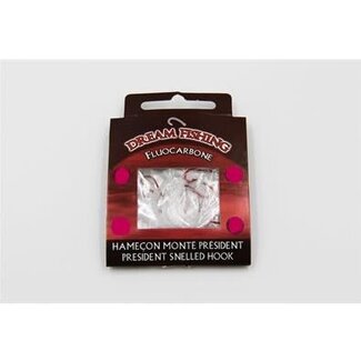 DREAM FISHING Dream Fishing Président Double Snelled Hooks 24" 10/Pkg
