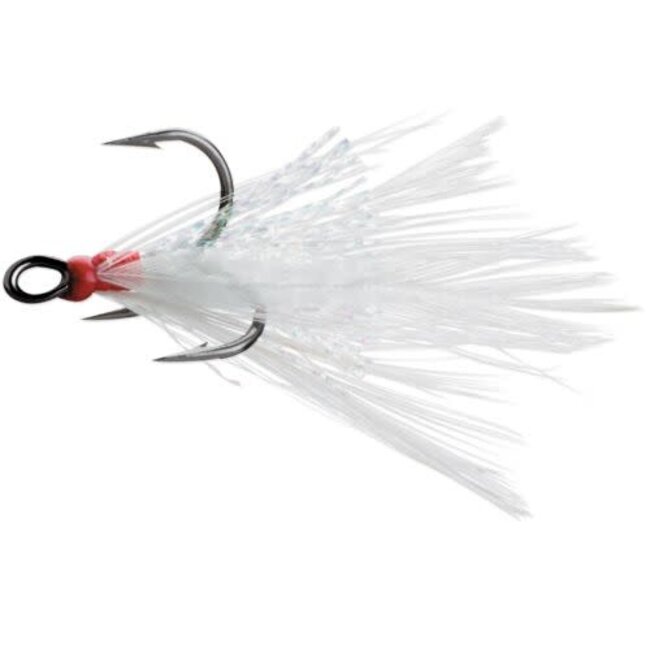 VMC X-Rap Treble Hook Nickel White 2/Pkg