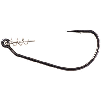 OWNER Owner Twistlock Texan Hook #5/0 Black Chrome 4/Pkg