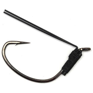 GAMAKATSU Hameçons Gamakatsu Wicked Wacky Weedless #2/0 Black 3/Pqt