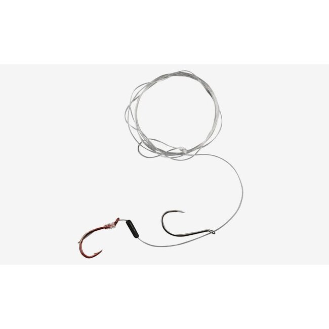 NXS Adjustable Double Snelled Hooks #6 32" 10Lbs 6/Pkg