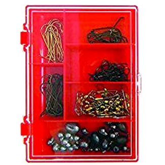 EAGLE CLAW Eagle Claw Hooks and Sinkers Kit 122 Pieces