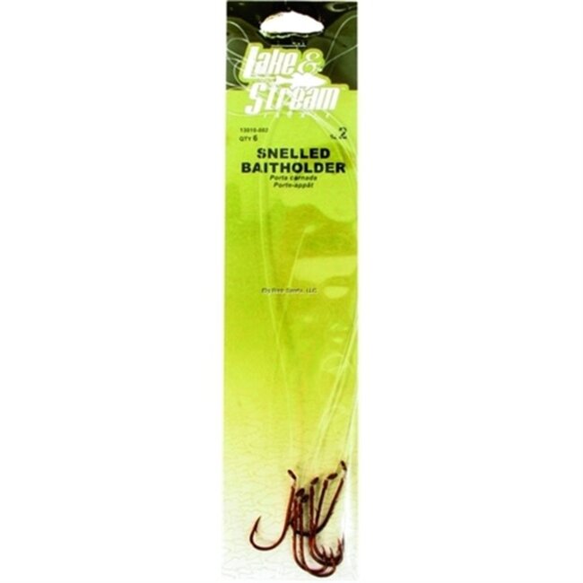 Eagle Claw Lake Stream Hooks Mounted 6/Pkg